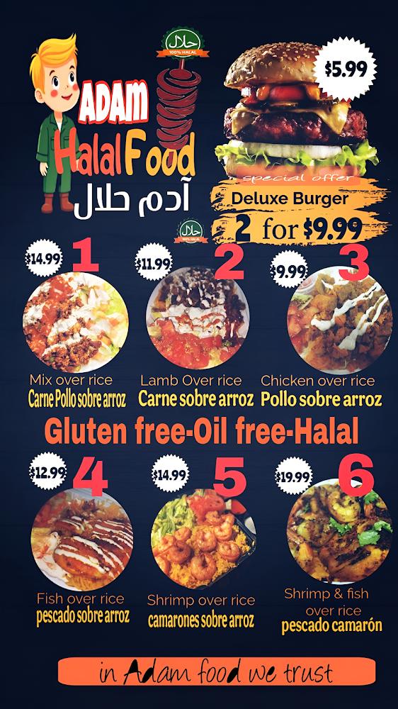 Adam Halal Food Paterson( food truck) Menu image 1
